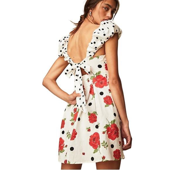 FREE PEOPLE Bom Bom Mini Dress, Size Medium, New with Tag MSRP $128 - Picture 1 of 12